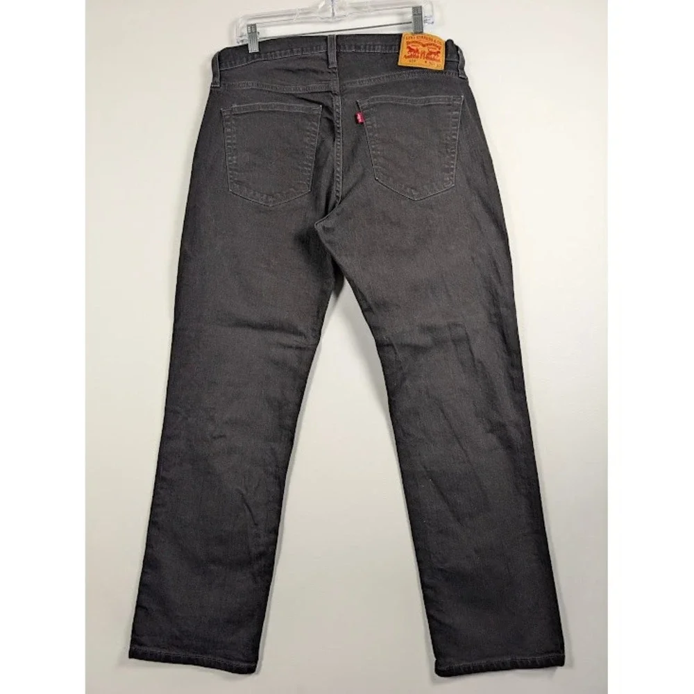 Levis 559 Relaxed Straight Jeans Mens 36x32 (36x30) Black‎ Tonal Stitch Stretch